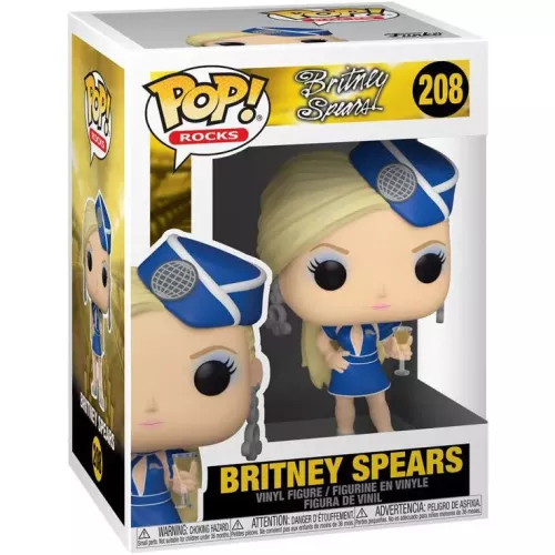 Funko Pop! Britney Spears #208 Stewardess Rocks Vinyl Figure Box