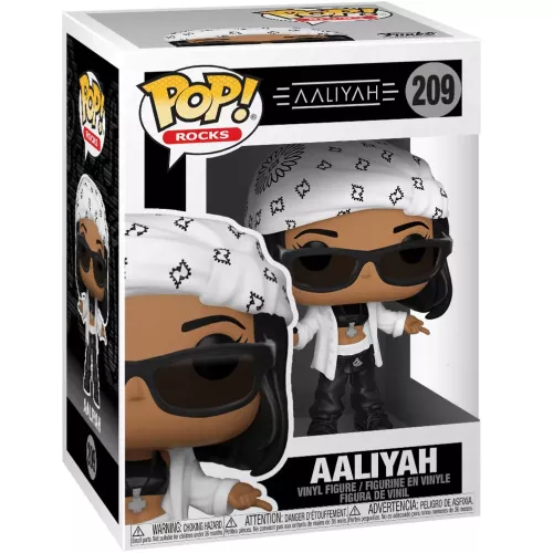 Funko Pop! Aaliyah #209 Rocks Vinyl Figure Box