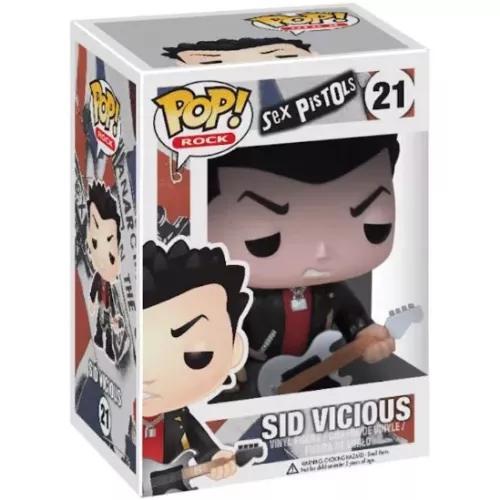 Funko Pop! Sid Vicious #21 Sex Pistols Rocks Vinyl Figure Box