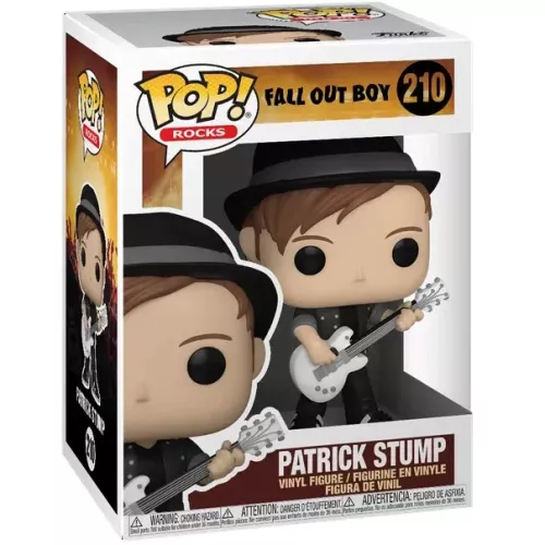 Funko Pop! Patrick Stump #210 Fall Out Boy Rocks Vinyl Figure Box