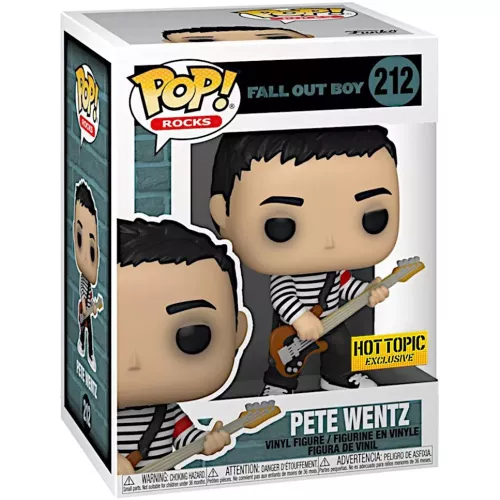 Funko Pop! Pete Wentz #212 Fall Out Boy Rocks Vinyl Figure Box