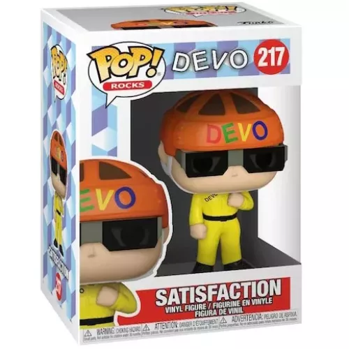 Funko Pop! Satisfaction #217 Devo Rocks Vinyl Figure Box