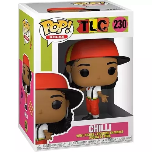Funko Pop! Chilli #230 Red Hat TLC Rocks Vinyl Figure Box