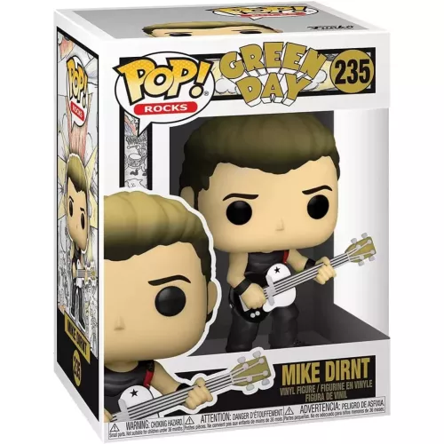 Funko Pop! Mike Dirnt #235 Green Day Rocks Vinyl Figure Box