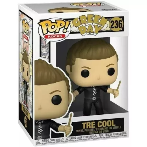 Funko Pop! Tré Cool #236 Green Day Rocks Vinyl Figure Box