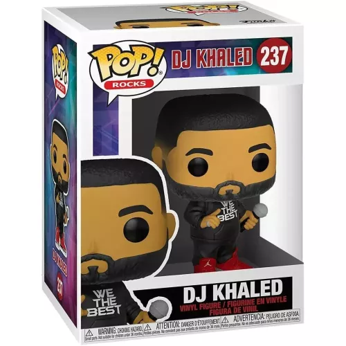 Funko Pop! DJ Khaled #237 Rocks Vinyl Figure Box