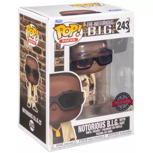 Notorious B.I.G. with Suit Box