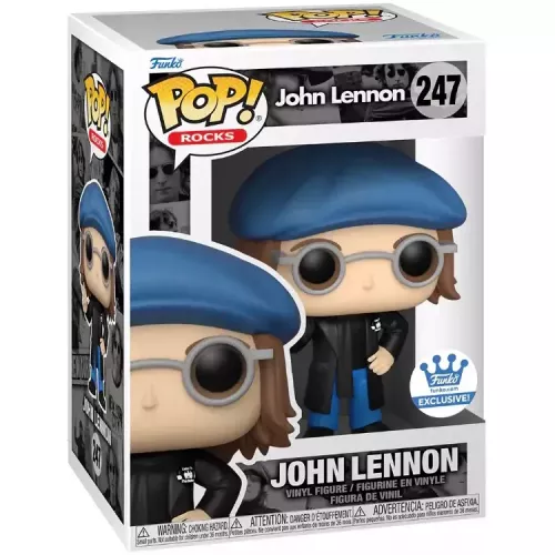 Funko Pop! John Lennon #247 in Peacoat Rocks Vinyl Figure Box