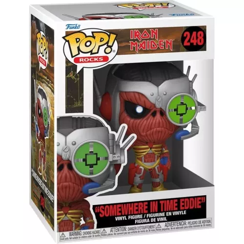 Funko Pop! "Somewhere in Time Eddie" #248 Iron Maiden Box