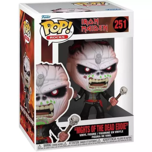 Funko Pop! "Nights of the Dead Eddie" #251 Iron Maiden Box