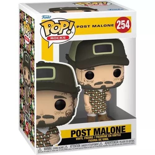 Funko Pop! Post Malone #254 Sundress Rocks Vinyl Figure Box
