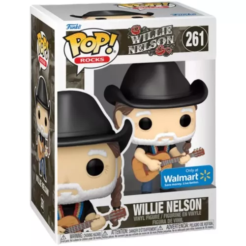Funko Pop! Willie Nelson #261 with Hat Rocks Vinyl Figure Box