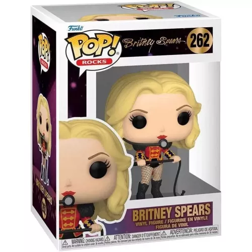 Funko Pop! Britney Spears #262 Circus Rocks Vinyl Figure Box