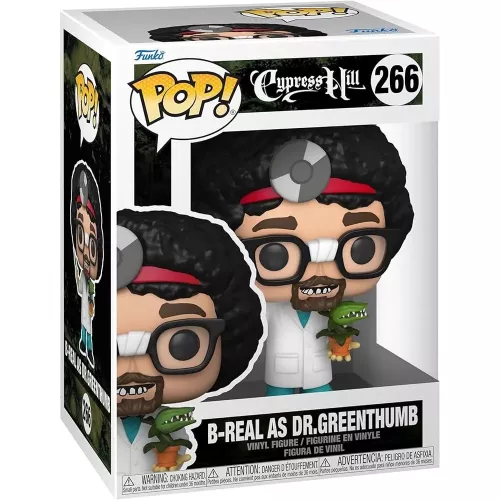 Funko Pop! B-Real as Dr.Greenthumb #266 Cypress Hill Box