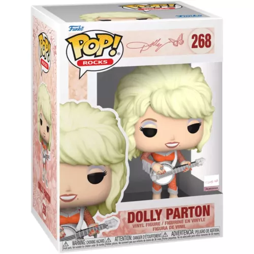 Funko Pop! Dolly Parton #268 Rocks Vinyl Figure Box