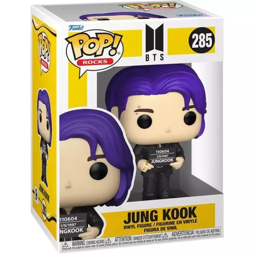 Funko Pop! Jung Kook #285 Butter BTS Rocks Vinyl Figure Box