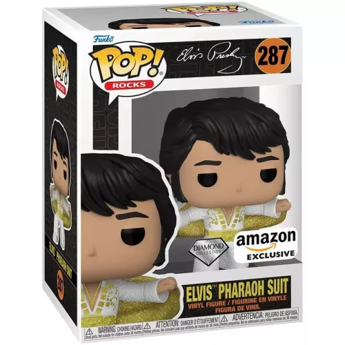 Funko Pop! Elvis Pharaoh Suit #287 Diamond Collection Box