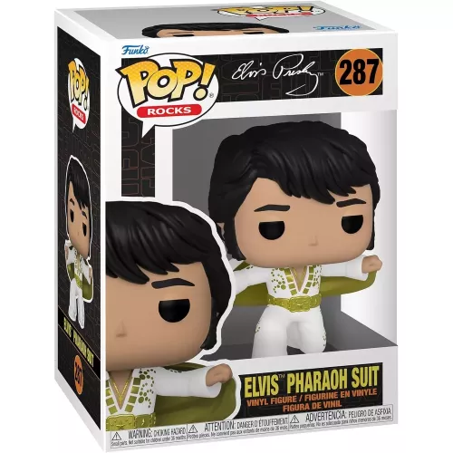 Funko Pop! Elvis Pharaoh Suit #287 Elvis Presley Rocks Box
