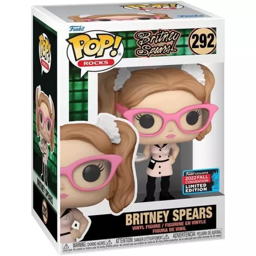 Funko Pop! Britney Spears #292 Waitress Rocks Vinyl Figure Box