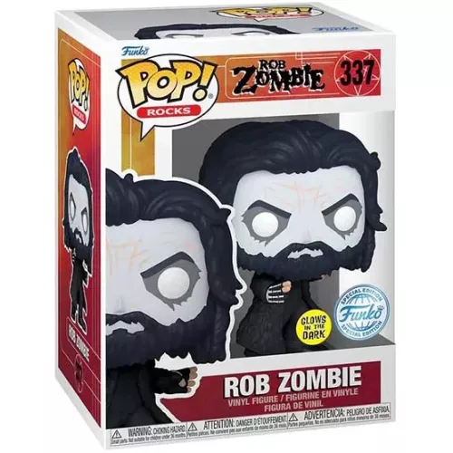 Funko Pop! Rob Zombie #337 Dragula Glows in the Dark Box