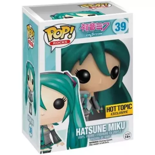 Funko Pop! Hatsune Miku #39 Metallic Vocaloid Rocks Box