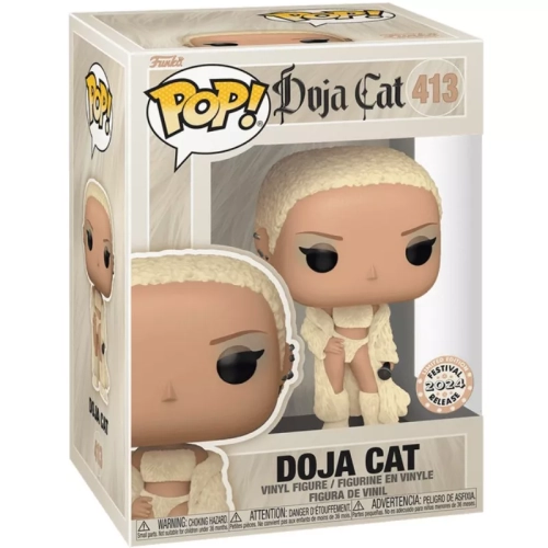 Funko Pop! Doja Cat #413 Flocked Rocks Vinyl Figure Box