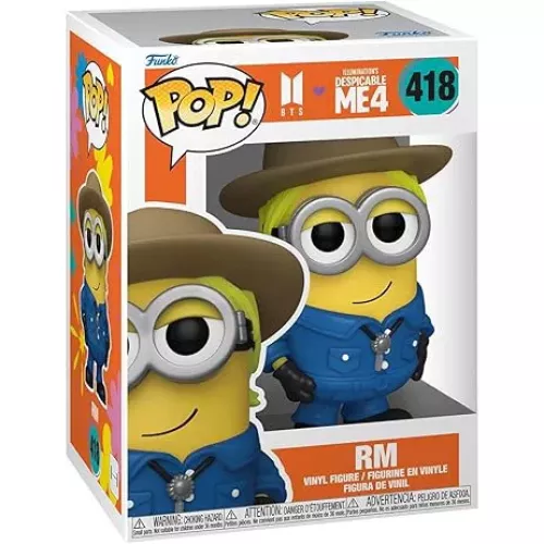 Funko Pop! RM #418 BTS Illuminations Despicable Me 4 Box