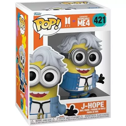 Funko Pop! J-Hope #421 BTS Illuminations Despicable Me 4 Box