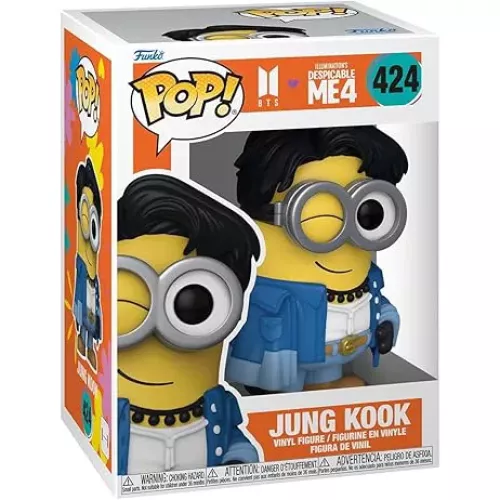 Funko Pop! Jung Kook #424 BTS Illuminations Despicable Me 4 Box