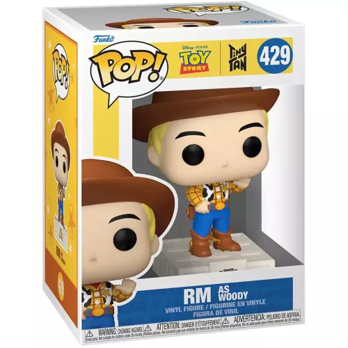Funko Pop! RM as Woody #429 Disney Pixar Toy Story Tiny Tan Box