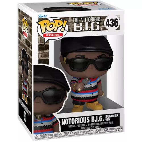Funko Pop! Notorious B.I.G. Summer '95 #436 The Notorious B.I.G. Box
