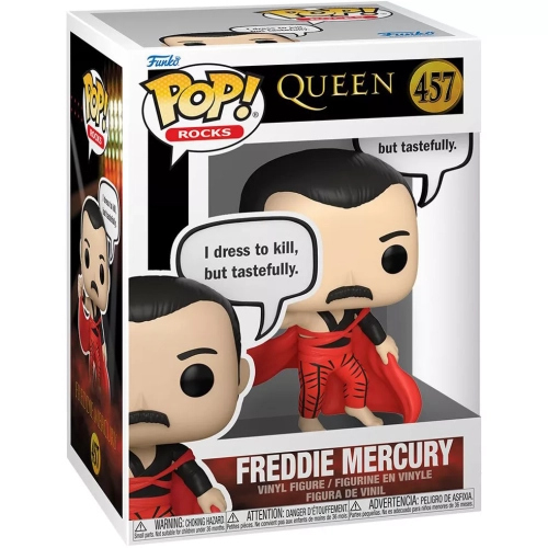 Funko Pop! Freddie Mercury #457 Saying Queen Rocks Box