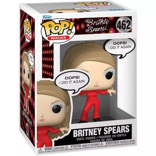 Funko Pop! Britney Spears #462 Oops, I Did It Again Box