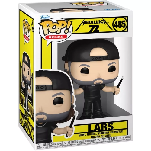 Funko Pop! Lars #485 Metallica 72 Rocks Vinyl Figure Box
