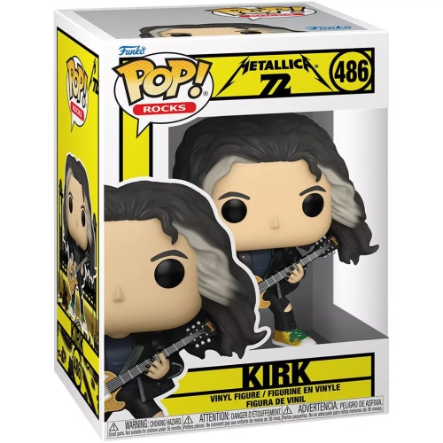 Funko Pop! Kirk #486 Metallica 72 Rocks Vinyl Figure Box