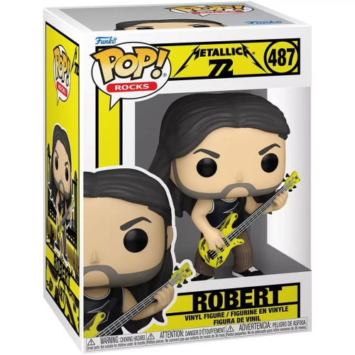 Funko Pop! Robert #487 Metallica 72 Rocks Vinyl Figure Box