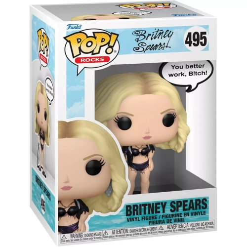 Funko Pop! Britney Spears #495 You better work, B!tch! Box