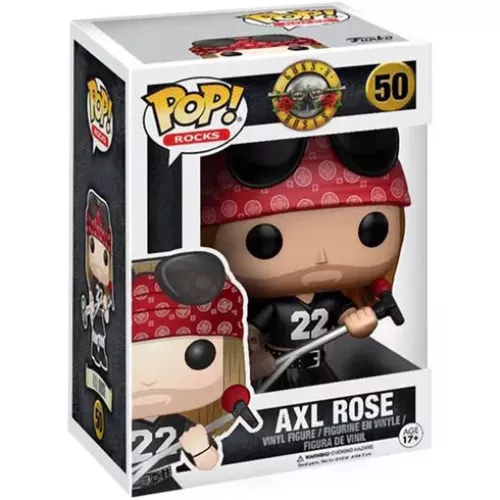 Funko Pop! Axl Rose #50 Guns N' Roses Rocks Vinyl Figure Box