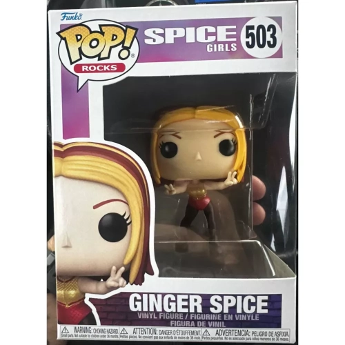 Funko Pop! Ginger Spice #503 Spice Girls Rocks Vinyl Figure Box