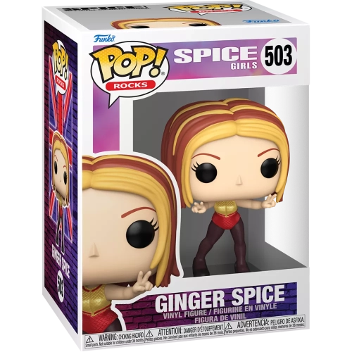 Funko Pop! Ginger Spice #503 Spice Girls Rocks Vinyl Figure Box
