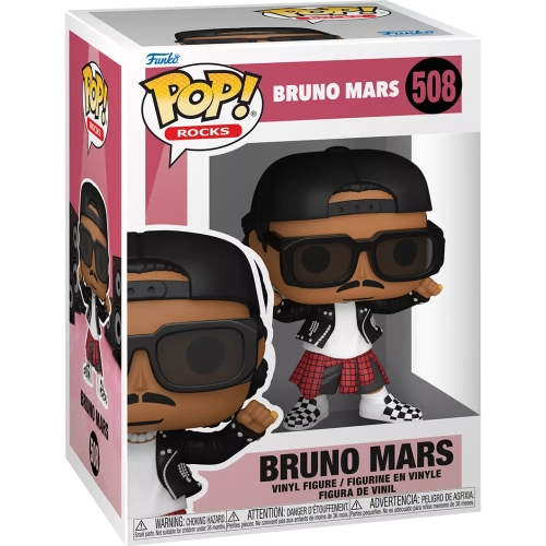 Funko Pop! Bruno Mars #508 APT. Rocks Vinyl Figure Box