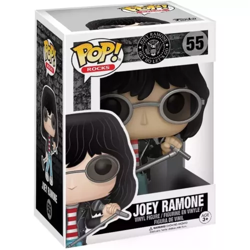 Funko Pop! Joey Ramone #55 Joe Ramone Hey Ho Let's Go Box