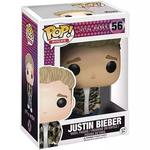 Funko Pop! Justin Bieber #56 Rocks Vinyl Figure Box