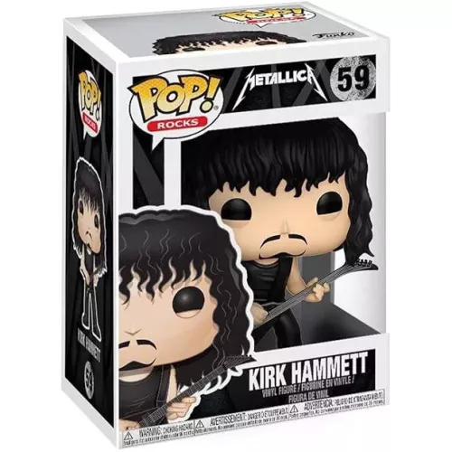 Funko Pop! Kirk Hammett #59 Metallica Rocks Vinyl Figure Box
