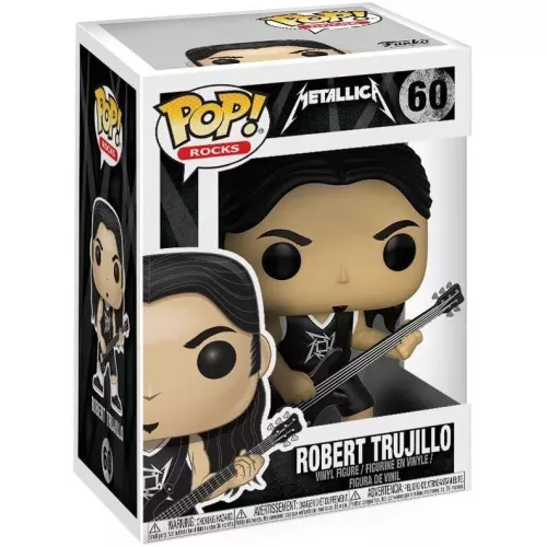 Funko Pop! Robert Trrujillo #60 Metallica Rocks Vinyl Figure Box