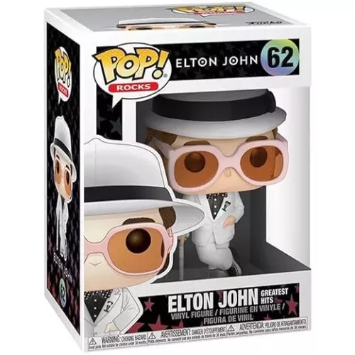 Funko Pop! Elton John Greatest Hits #62 Rocks Vinyl Figure Box