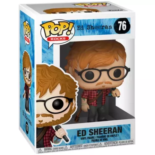 Funko Pop! Ed Sheeran #76 Rocks Vinyl Figure Box