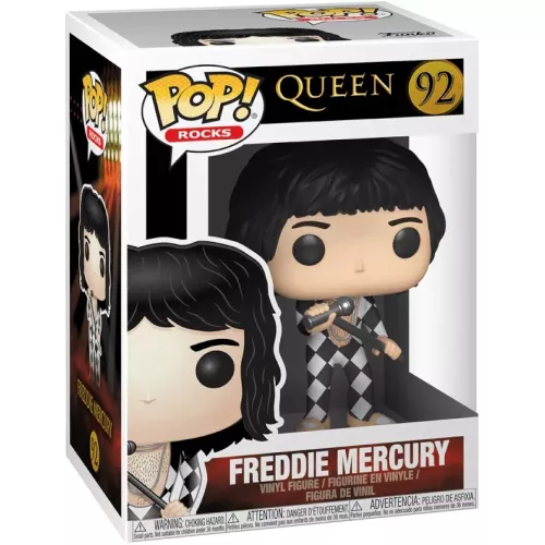 Funko Pop! Freddie Mercury #92 Queen Rocks Vinyl Figure Box
