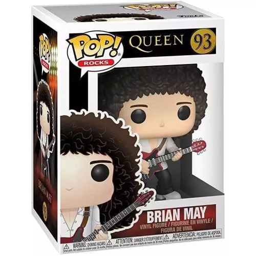 Funko Pop! Brian May #93 Queen Rocks Vinyl Figure Box