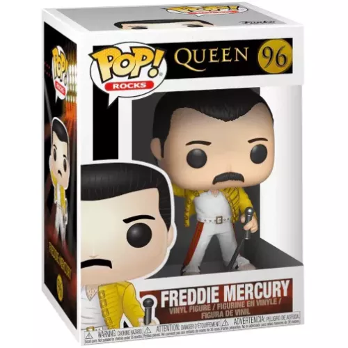 Funko Pop! Freddie Mercury #96 Queen Rocks Vinyl Figure Box